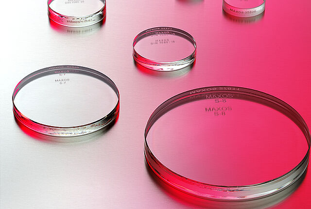MAXOS round sight glasses