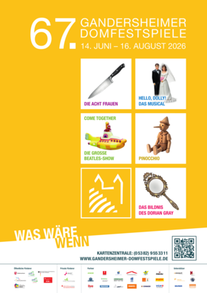 Gandersheimer Domfestspiele Spielzeitplakat 2026